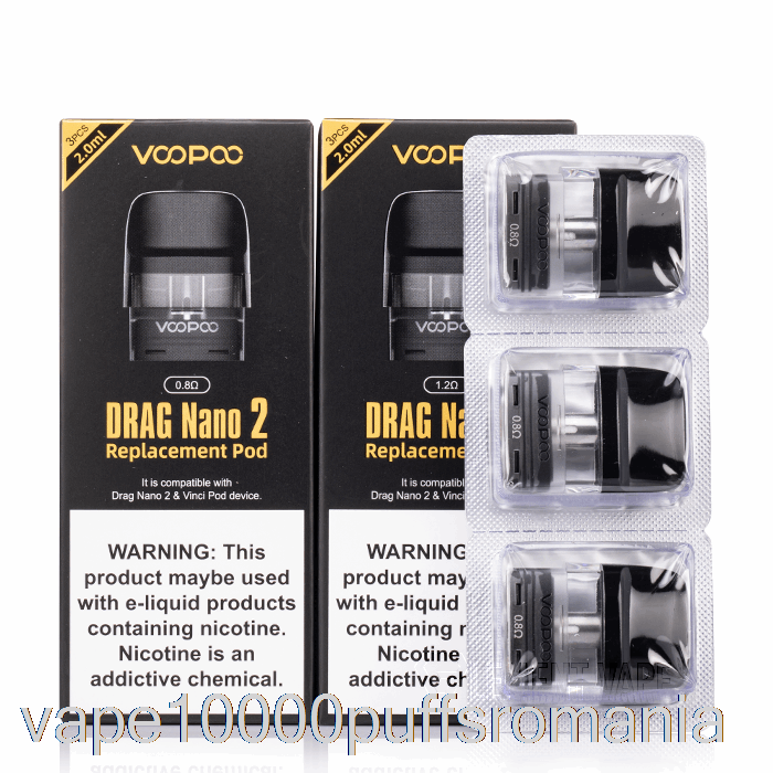Vape Romania Voopoo Drag Nano 2 Capsule De Schimb 1.2ohm Drag Nano Cartus